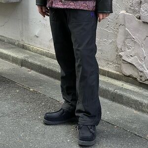 Needles Black String Fatigue Sateen Pants S
